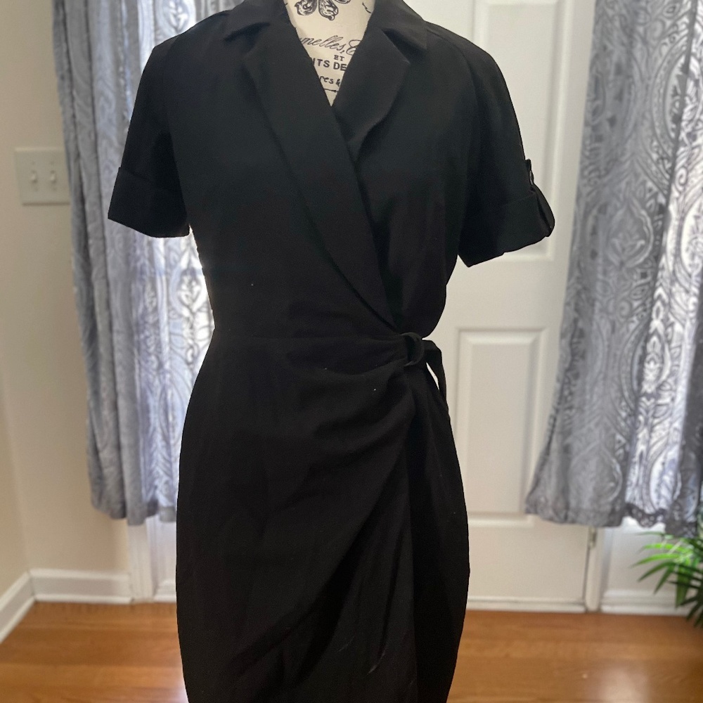 Clavin Klein (faux) wrap dress